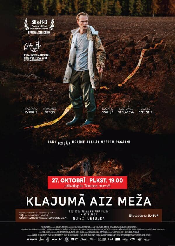 Feature film “Klajumā aiz meža” at Jēkabpils People's House