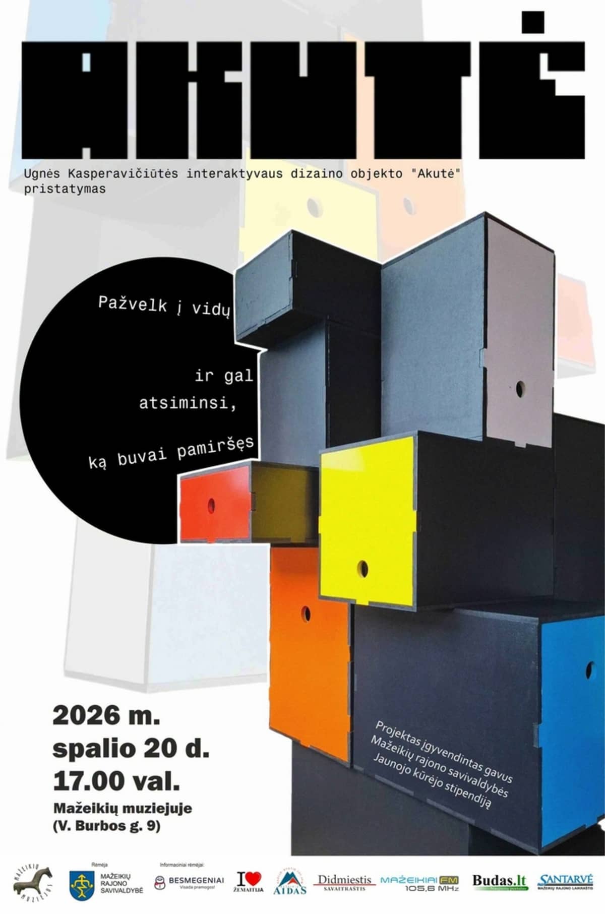 Presentation of the object “Akutė” created by Ugnė Kasperavičiūtė