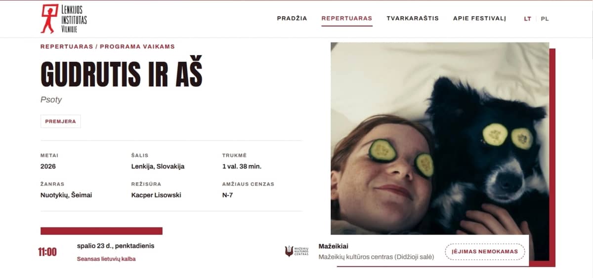 20th Polish Film Festival: Gudrutis and I