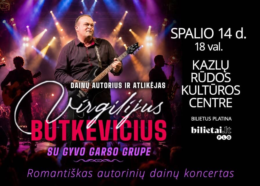 Virgilijus Butkevičius concert of original songs
