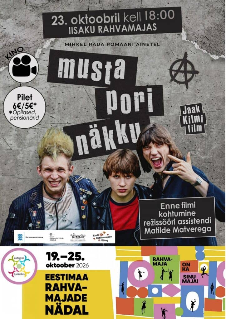 Feature film “Musta pori näkku” and an evening with Matilde Matvere