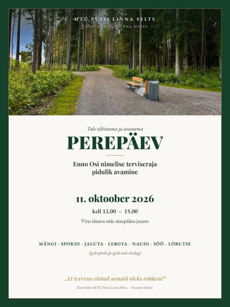 Family Day and opening of Püssi health trail
