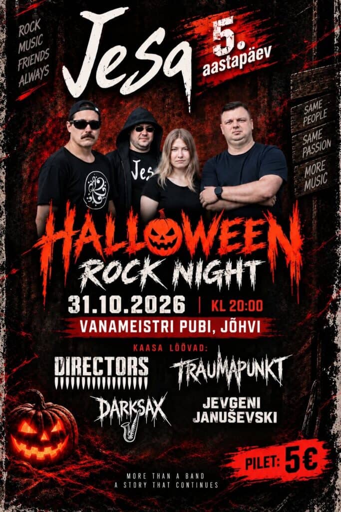 JESA — HALLOWEEN ROCK NIGHT