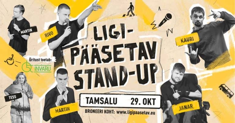 Tamsalu FREE comedy night: “Accessible stand-up”