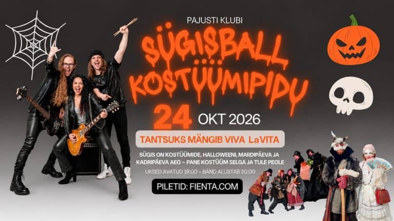 PAJUSTI KLUBI AUTUMN BALL AND COSTUME PARTY