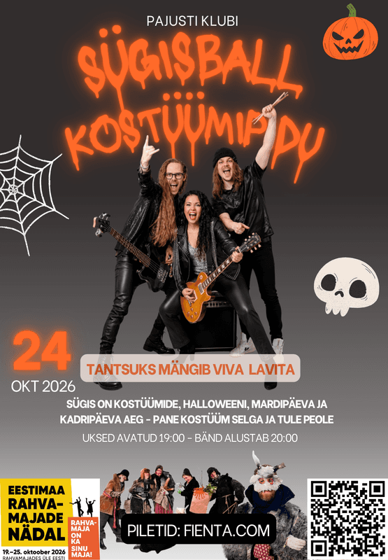 FEEL THE PAJUSTI CLUB AUTUMN BALL AND COSTUME PARTY
