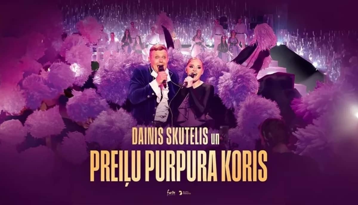 Dainis Skutelis and the Preiļi Purpura Choir – winners of the show “Koru kari”