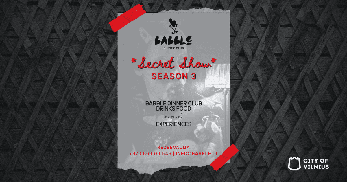 Babble Dinner Club | Secret Show | 10.23