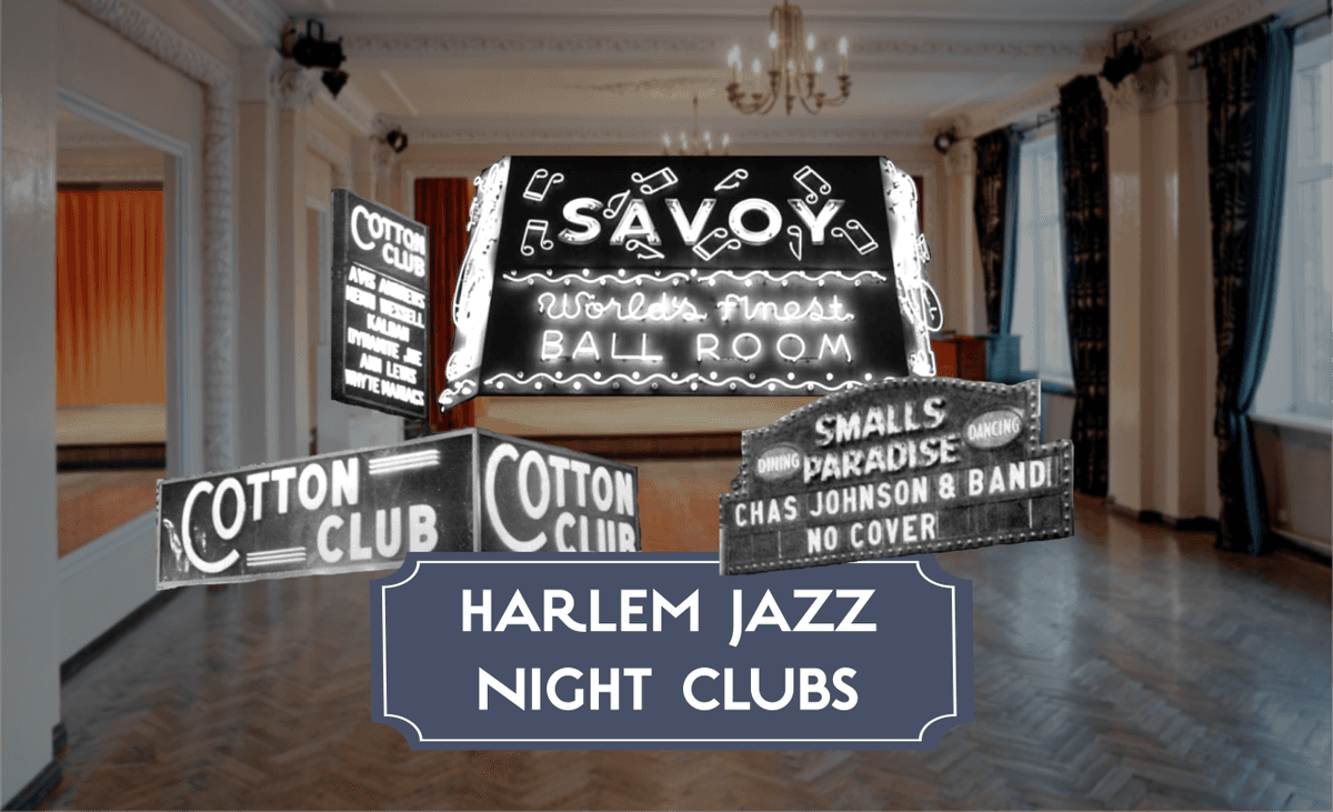 Harlem Jazz Night Clubs | lecture + dancing