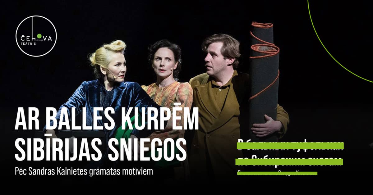 Ar balles kurpēm Sibīrijas sniegos