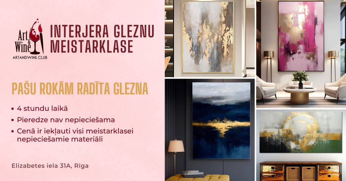 Art&Wine creative masterclass: Interior paintings