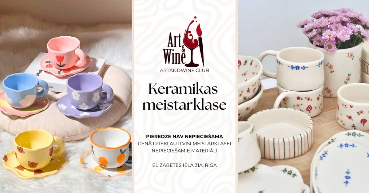 Art&Wine creative masterclass: Ceramics masterclass.