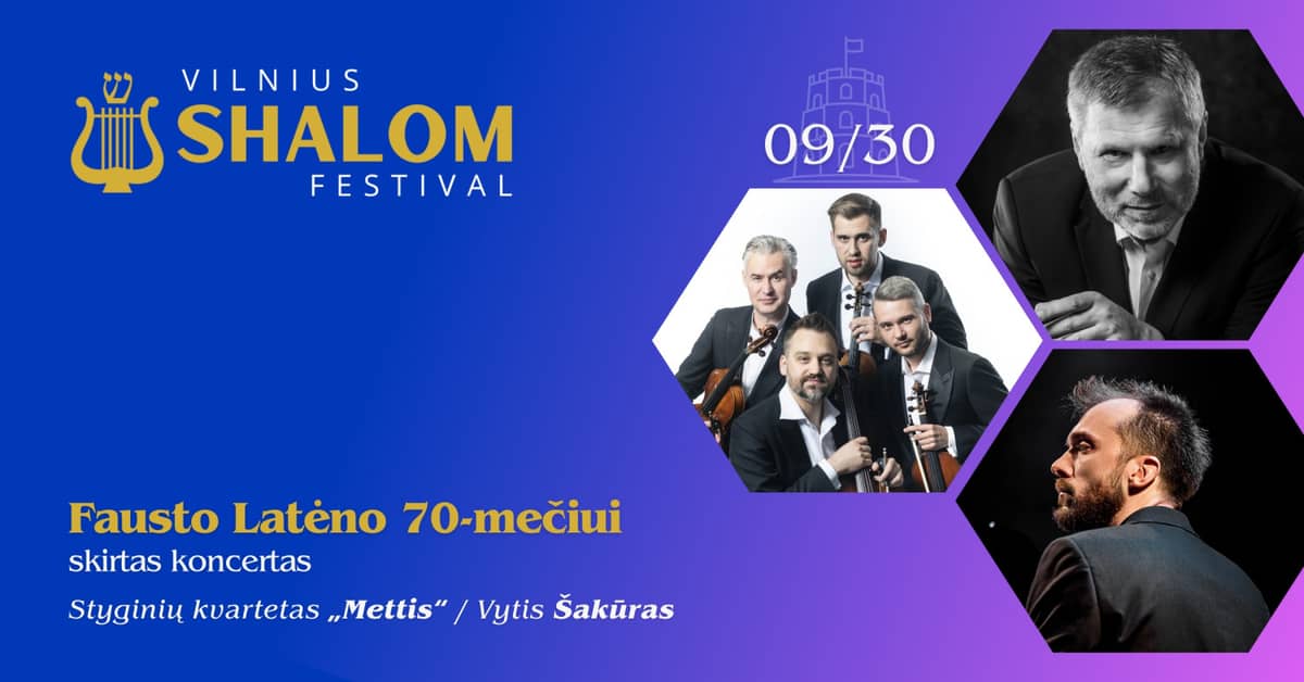 Concert for Faustas Latėnas' 70th birthday | Vilnius Shalom Festival