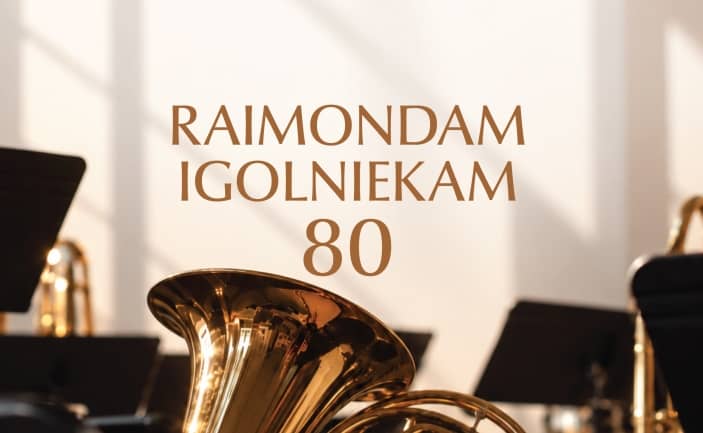 Professional Wind Orchestra "Daugava" concert "Raimondam Igolniekam 80"