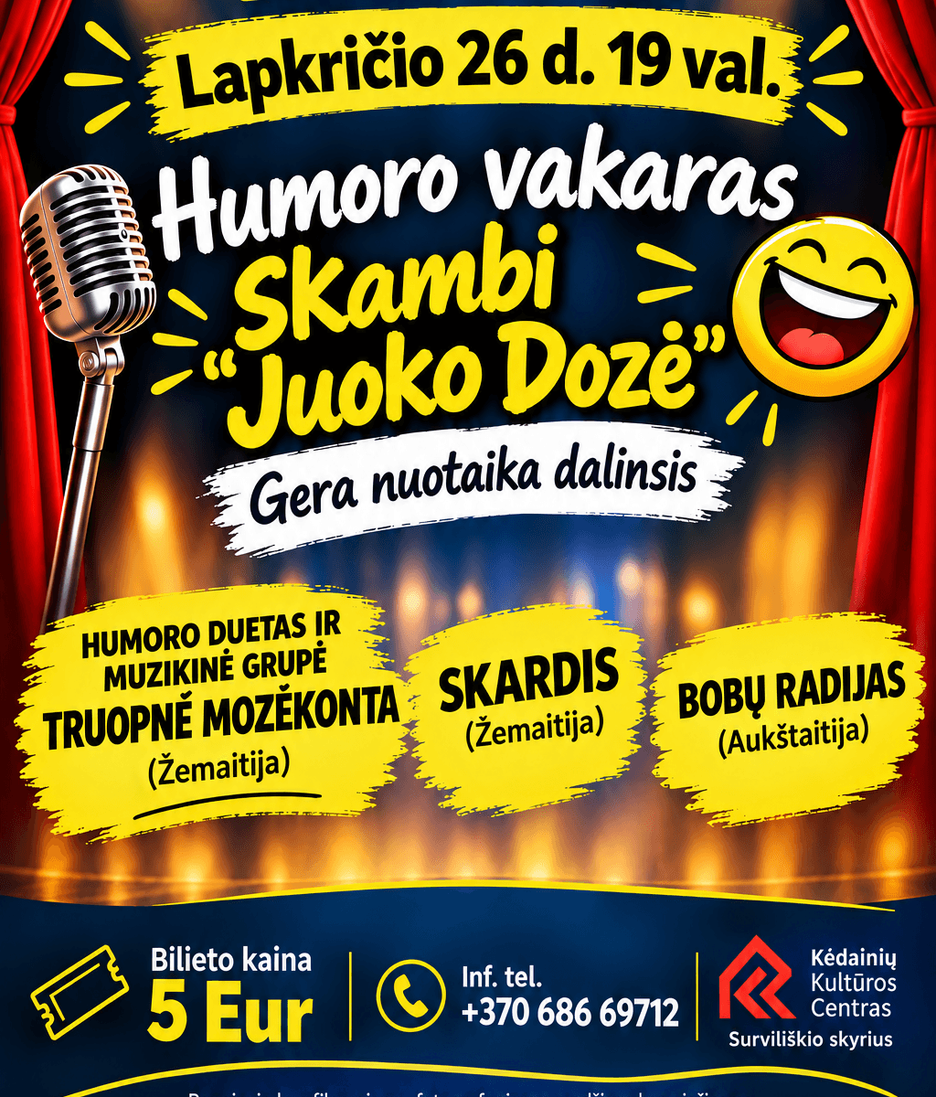 Comedy Night „Skambi Juoko Dozė“