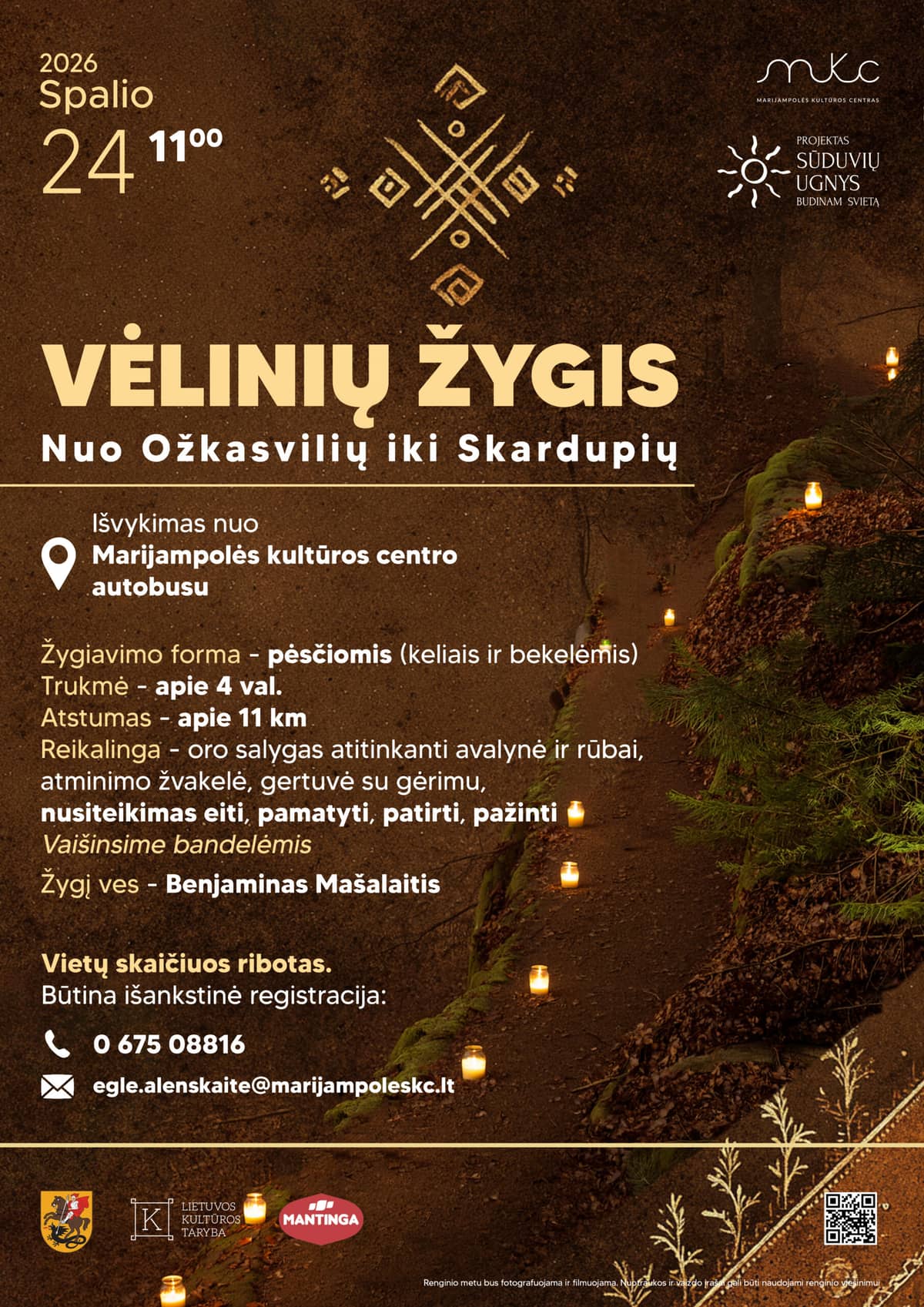 ALL SOULS' DAY HIKE FROM OŽKASVILIAI TO SKARDUPIAI
