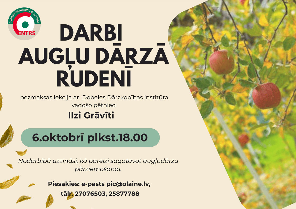 Lecture "Garden Work in Autumn"