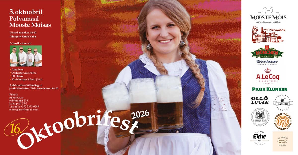 Oktoberfest at Mooste Manor 2026