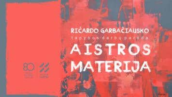 Opening of the anniversary exhibition of Ričardas Garbačiauskas' paintings "Matter of Passion"