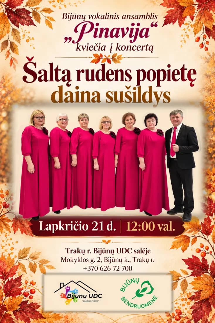 Concert by the vocal ensemble "Pinavija"