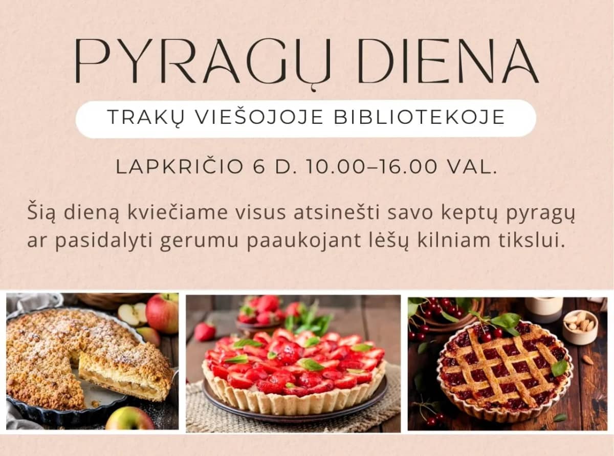 Pie Day at Trakai Public Library