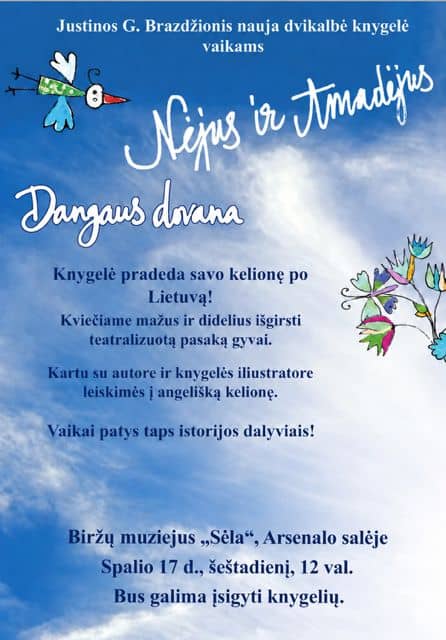 Presentation of Justina G. Brazdžionis's bilingual children's book “Nėjus and Amadėjus”
