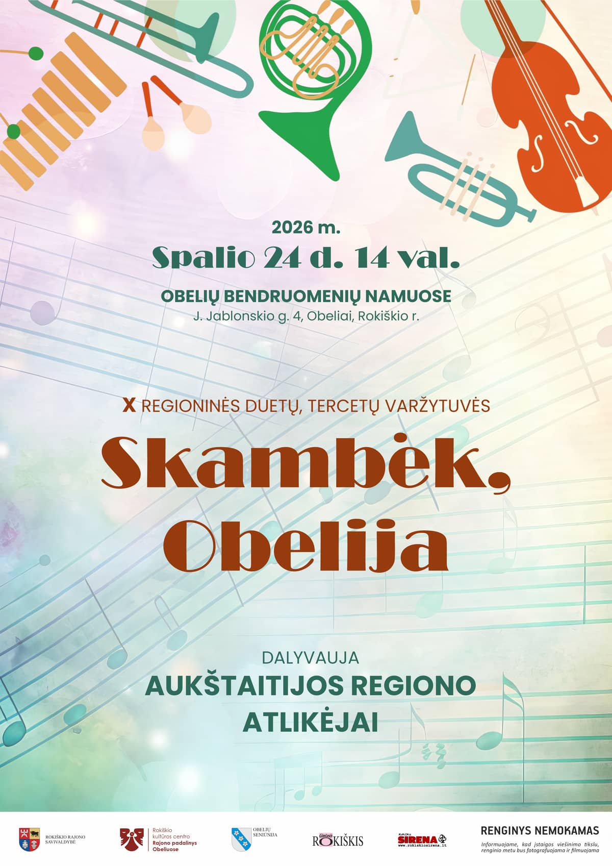 10th Regional Duet and Trio Competition SING, OBELIJA