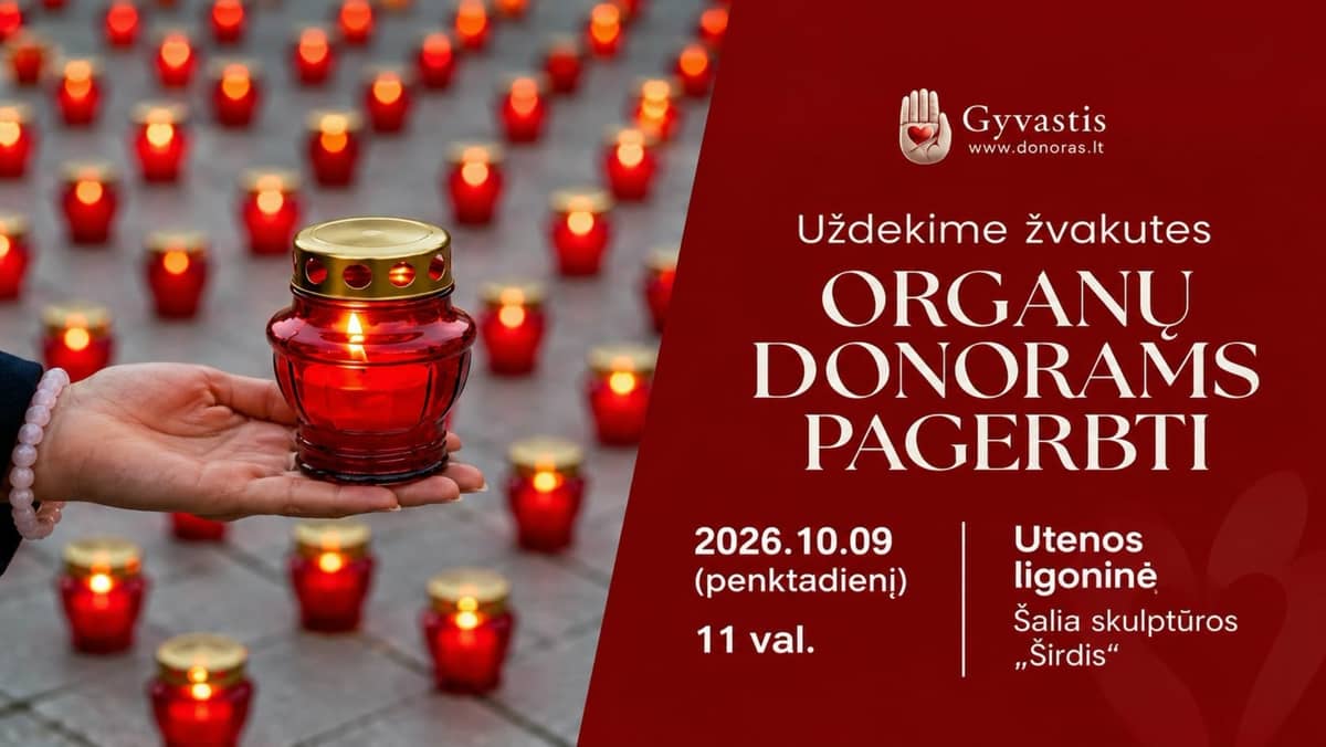 Let's light candles to honour organ donors