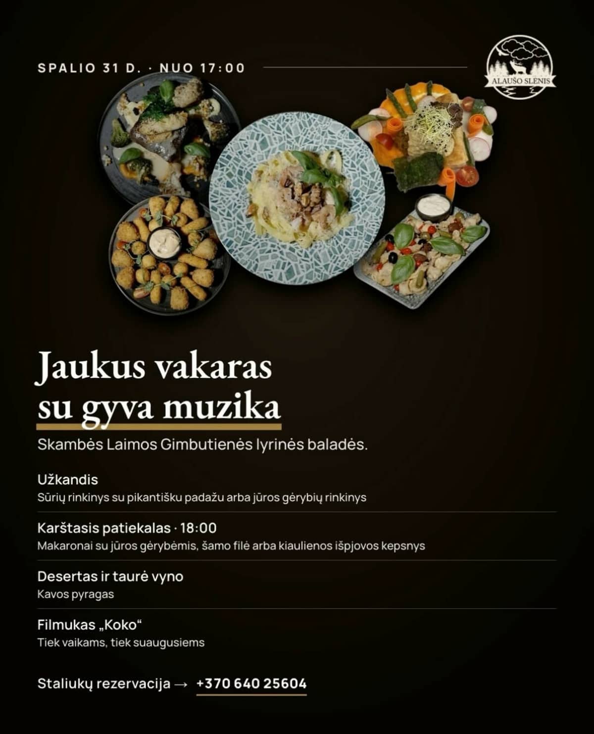 A cosy evening with live music in the Alauša valley