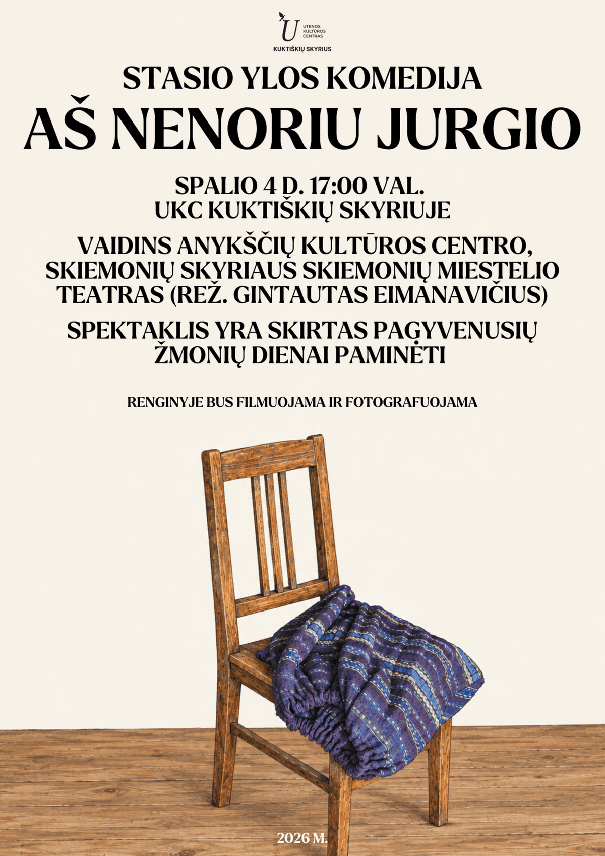 Stasys Yla comedy “I Don’t Want Jurgis”