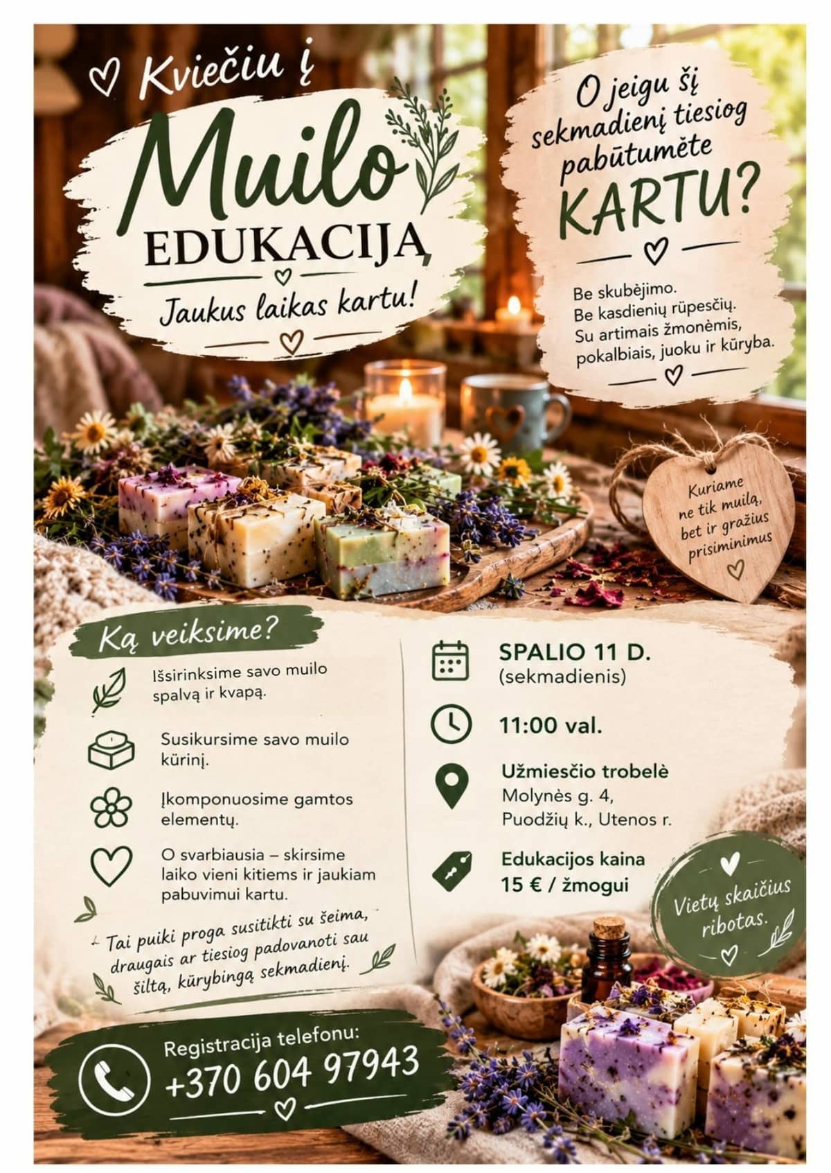 Soap-making workshop