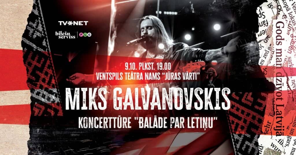 Mika Galvanovska concert tour show “Ballad of a Latvian”