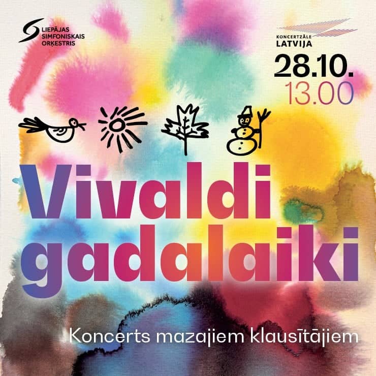 Concert for young listeners. Vivaldi's Four Seasons. Liepāja Symphony Orchestra