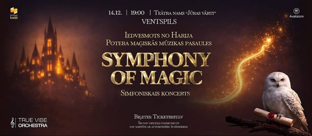 Music inspired by the Harry Potter world and an impressive visual show “Symphony of Magic”
