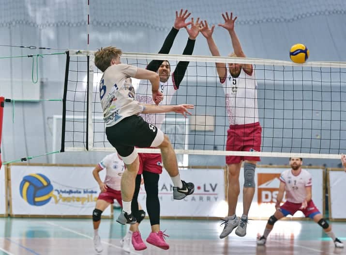 Latvian Championship National League volleyball match VK Ventspils vs Aizpute